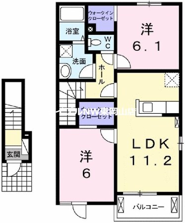 桜の物件間取画像